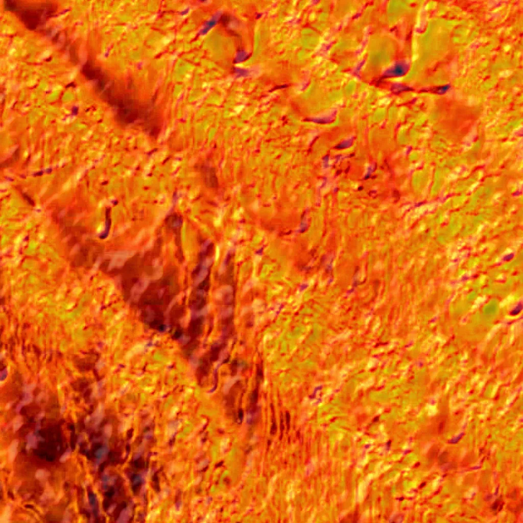 Kumtag Shamo seen from above (Sentinel-2)