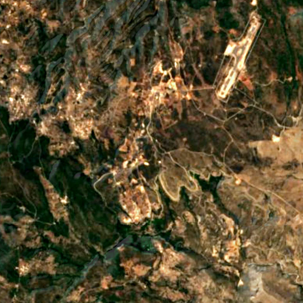 Kythira seen from above (Sentinel-2)