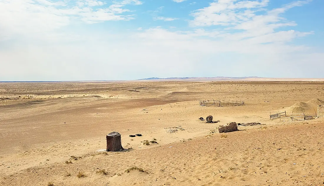 Kyzylkum Desert in Uzbekistan