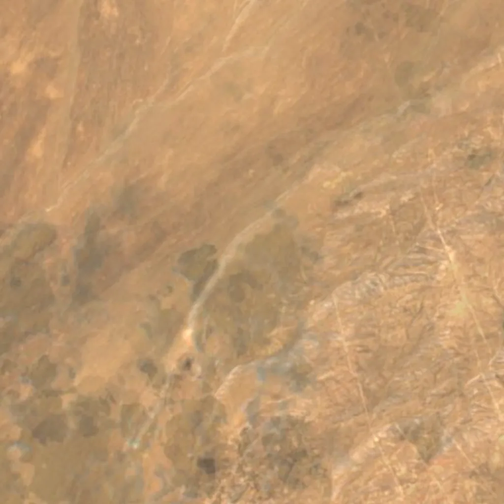 Kyzyl Kum seen from above (Sentinel-2)