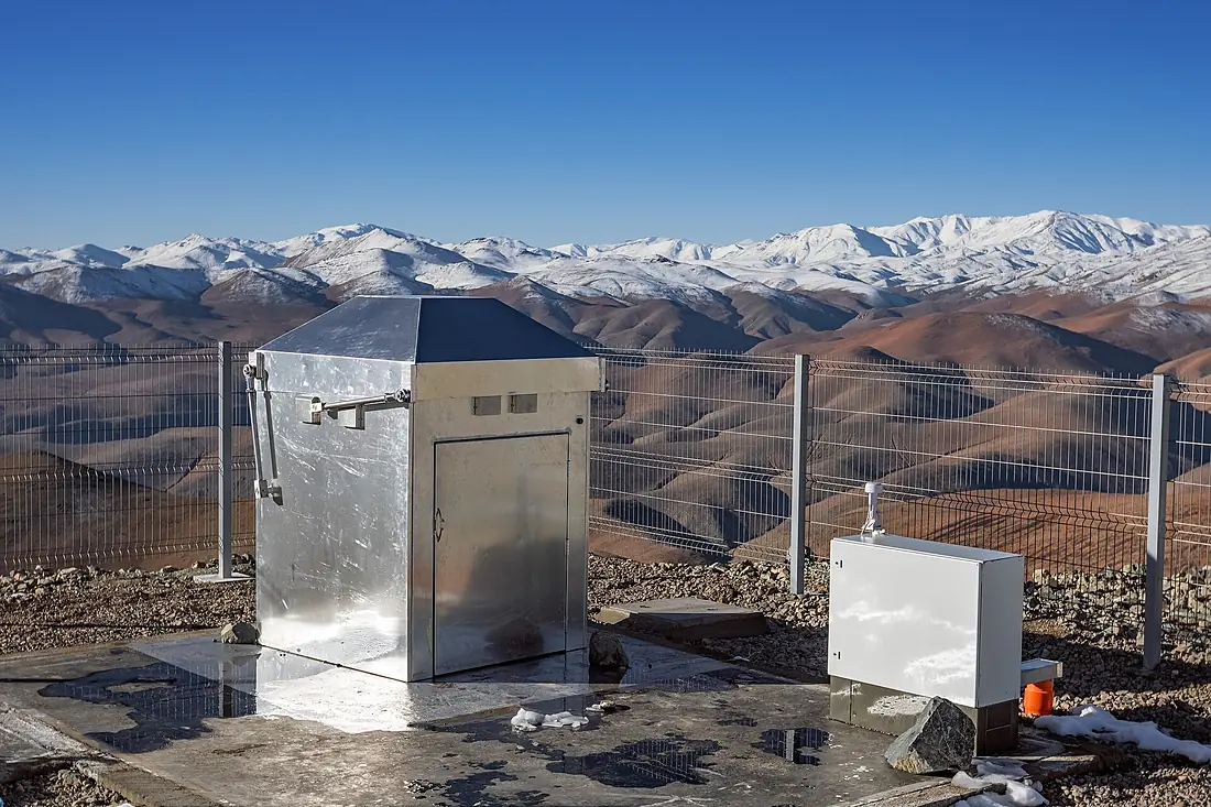 Compact housing of MASCARA at ESO’s La Silla Observatory