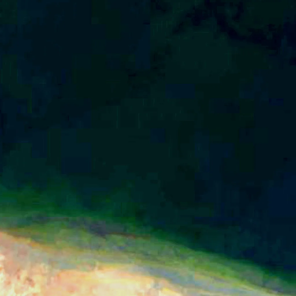 Lake Abbe seen from above (Sentinel-2)