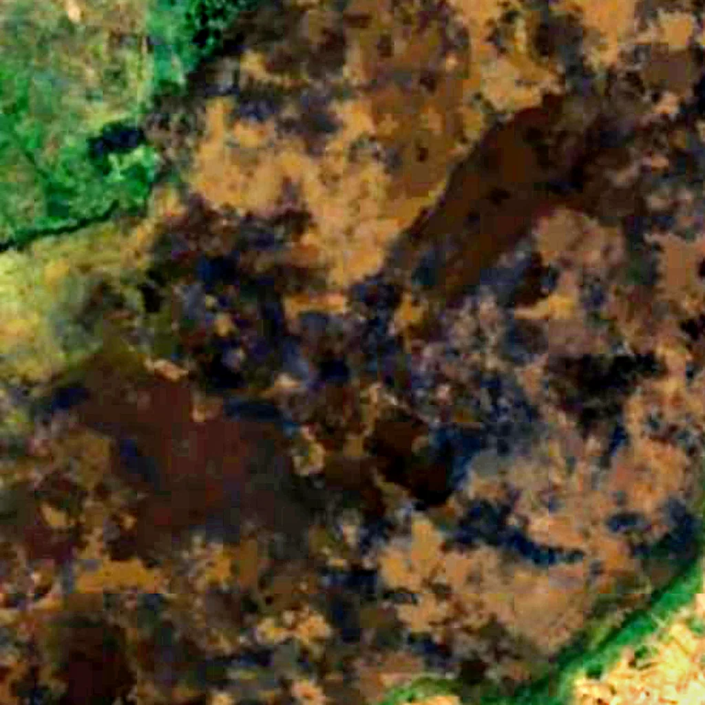 Lake Alaotra seen from above (Sentinel-2)