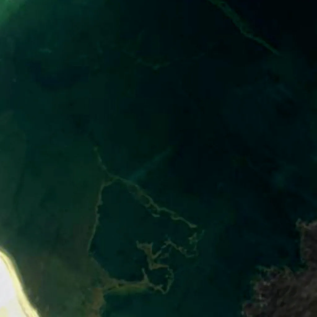 Lake Assal seen from above (Sentinel-2)