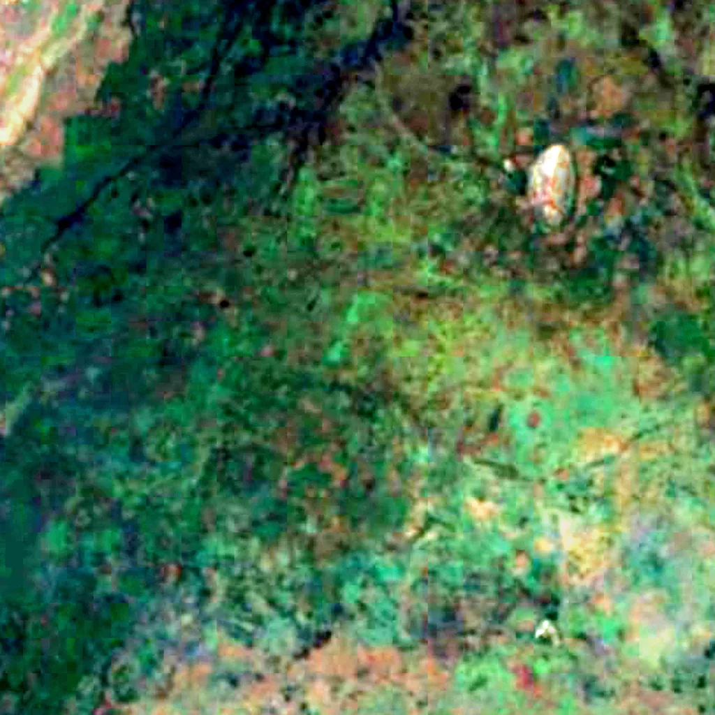 Lake Chiuta seen from above (Sentinel-2)