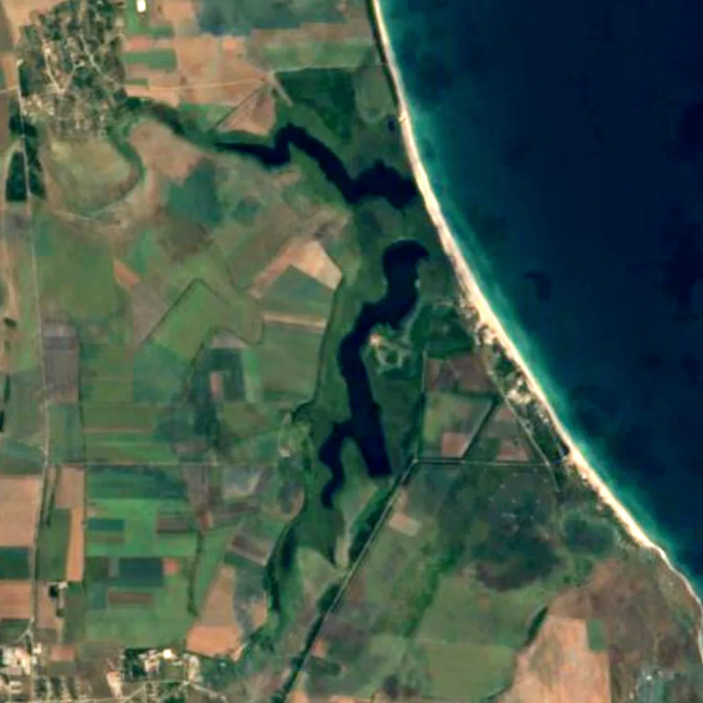 Lake Shabla seen from above (Sentinel-2)