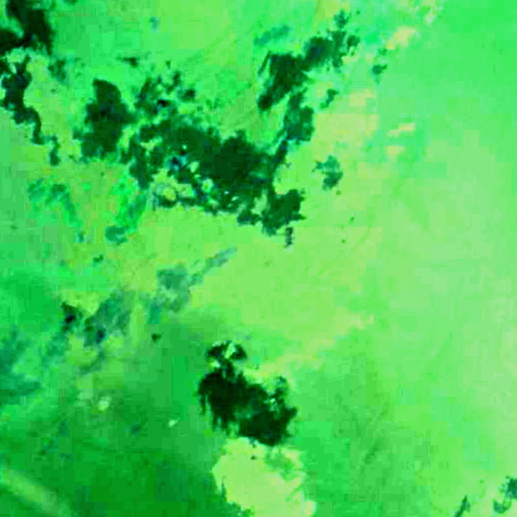 Lake Winnipeg seen from above (Sentinel-2)