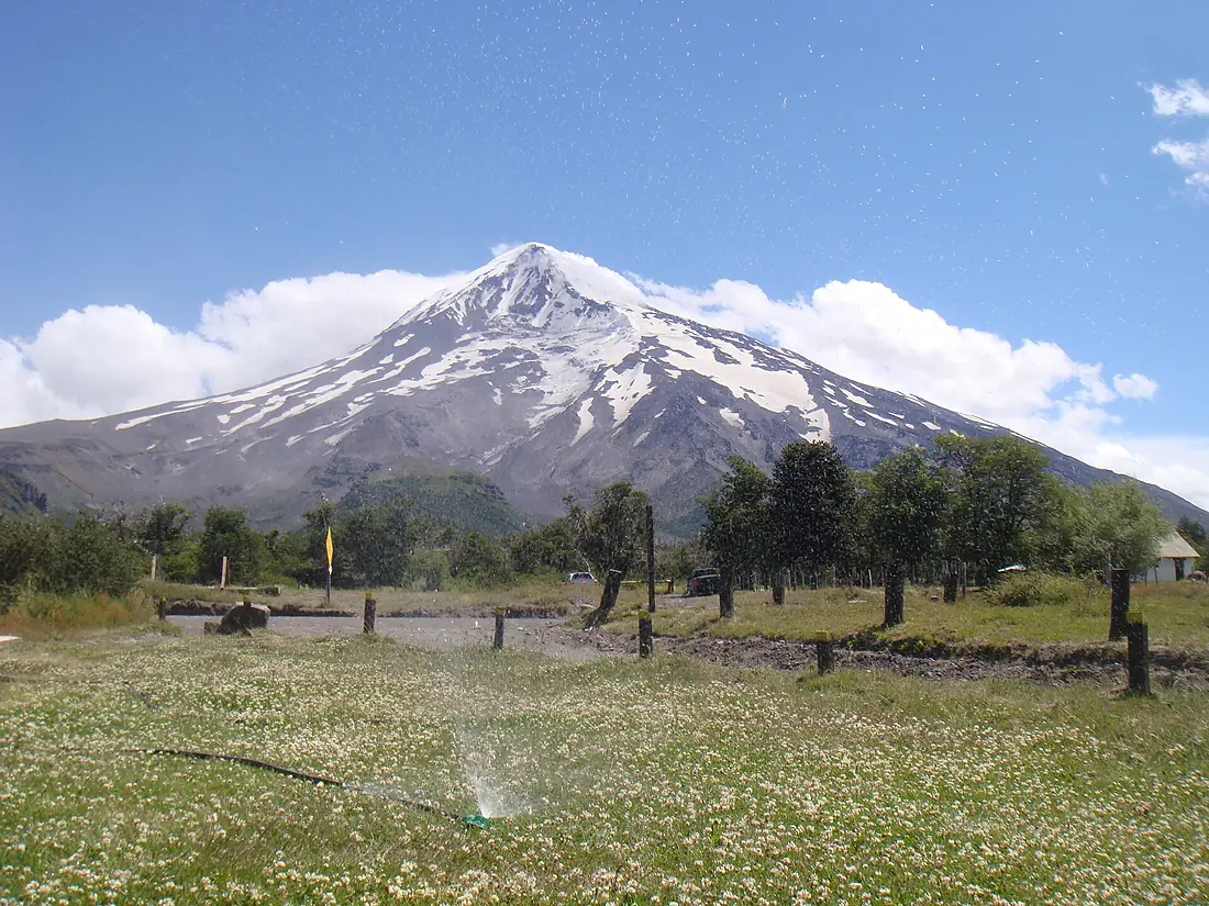 Argentina - Neuquén - volcán Lanín base