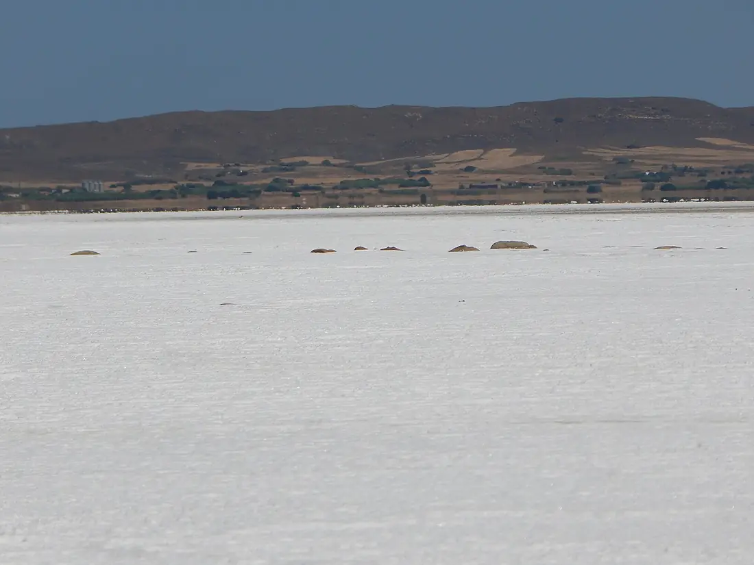 A walk on Alyki Lake, Lemnos, Greece