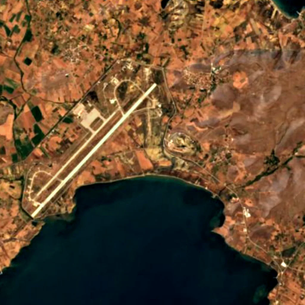 Lemnos seen from above (Sentinel-2)