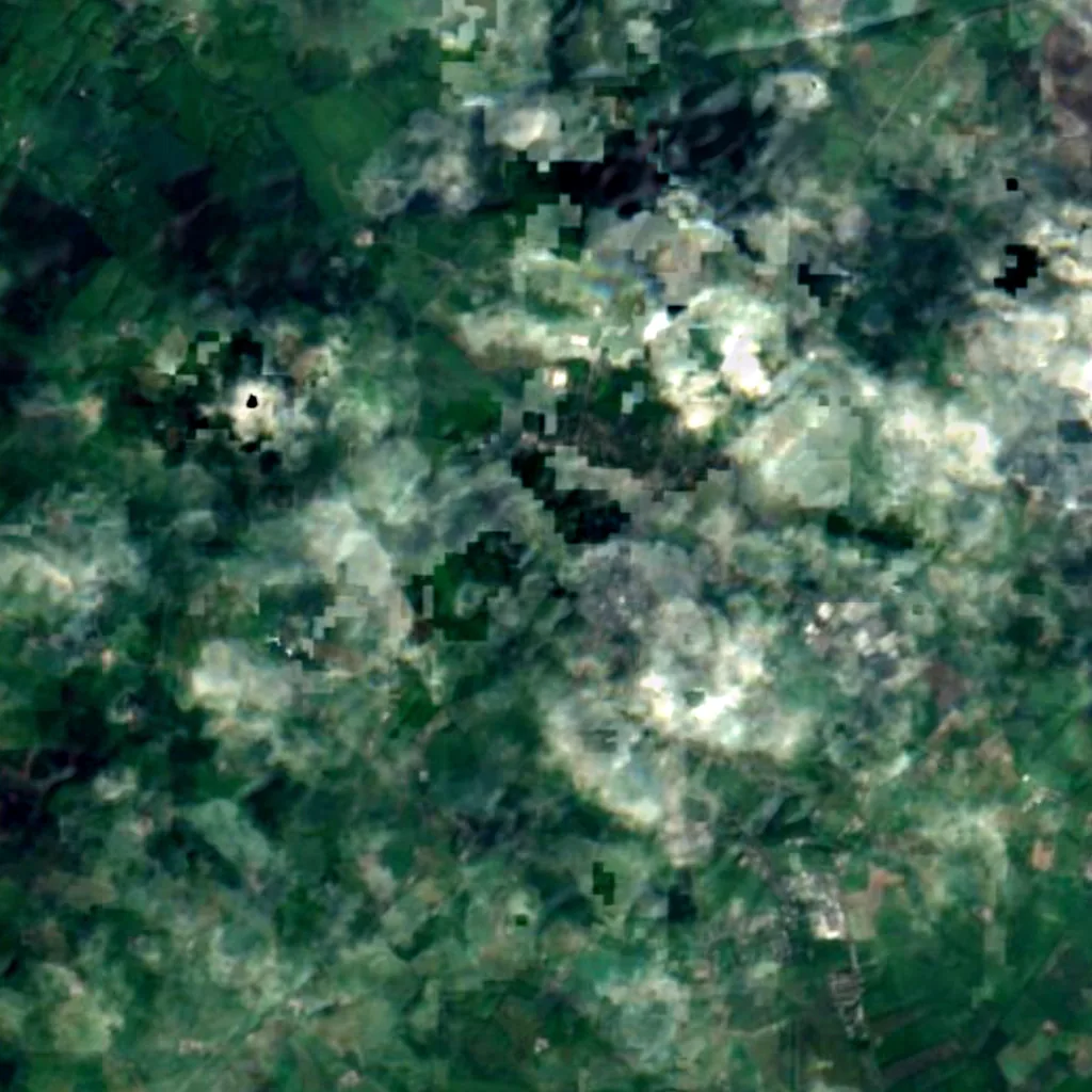 Leviathan of Parsonstown seen from above (Sentinel-2)