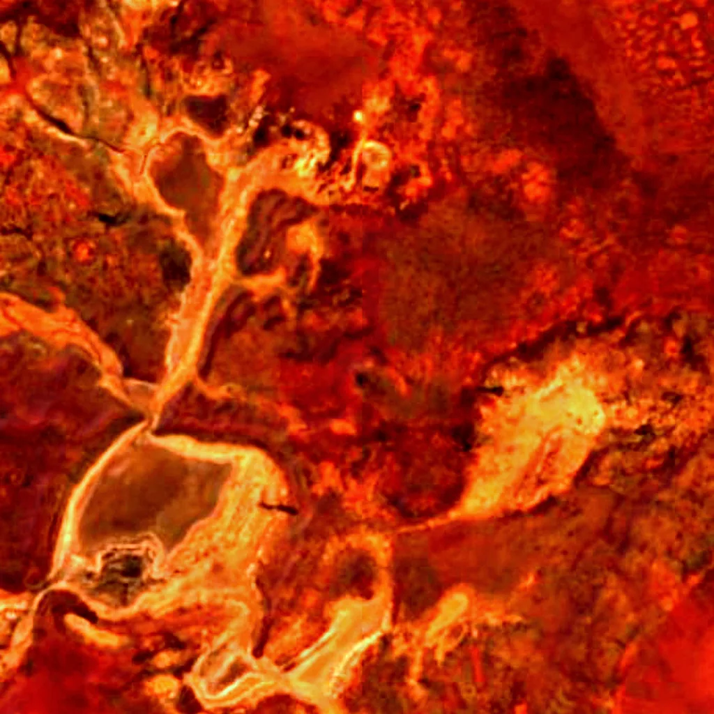 Little Sandy Desert seen from above (Sentinel-2)