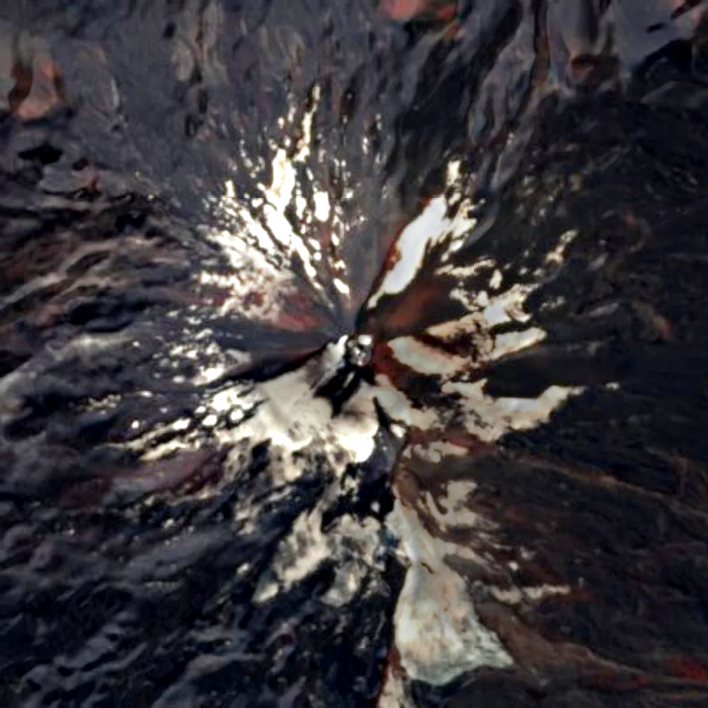 Llaima seen from above (Sentinel-2)