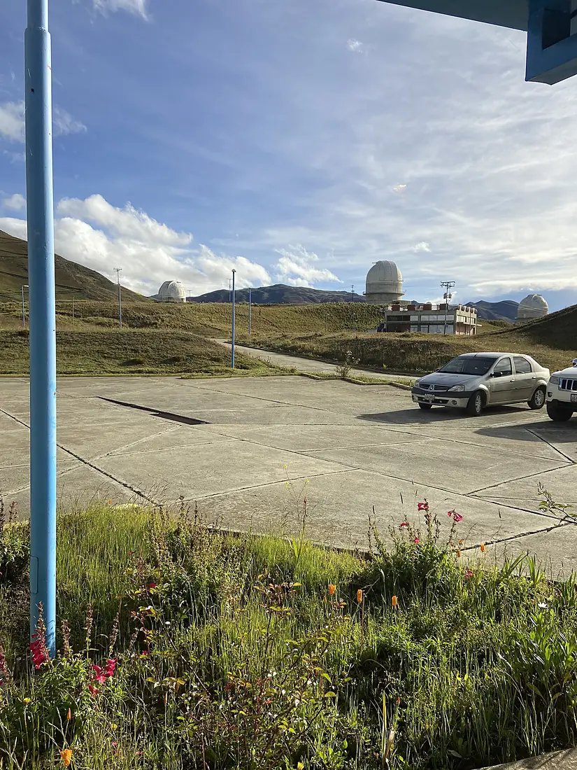 Observatorio - Vista del estacionamiento
