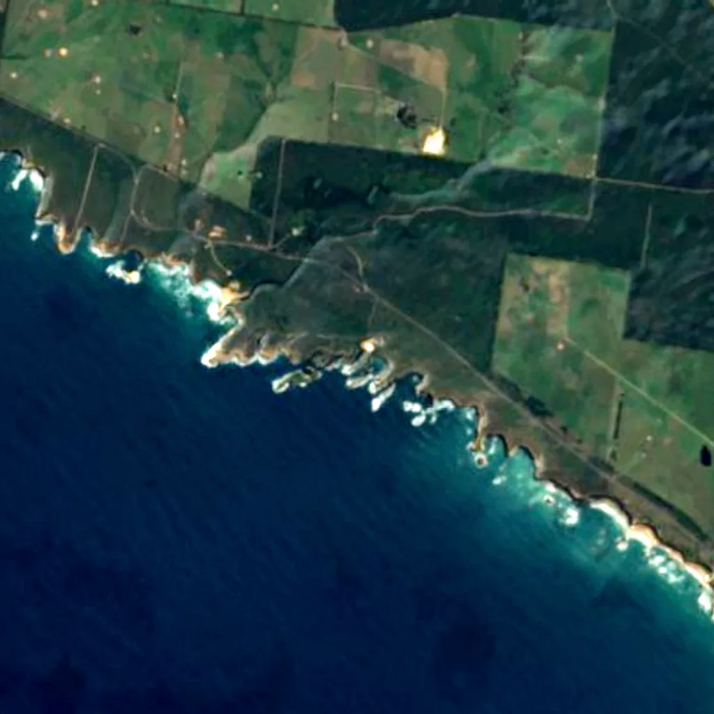 Loch Ard Gorge seen from above (Sentinel-2)