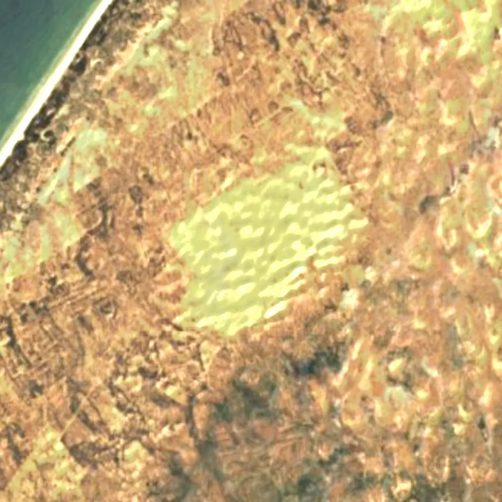 Lompoul desert seen from above (Sentinel-2)
