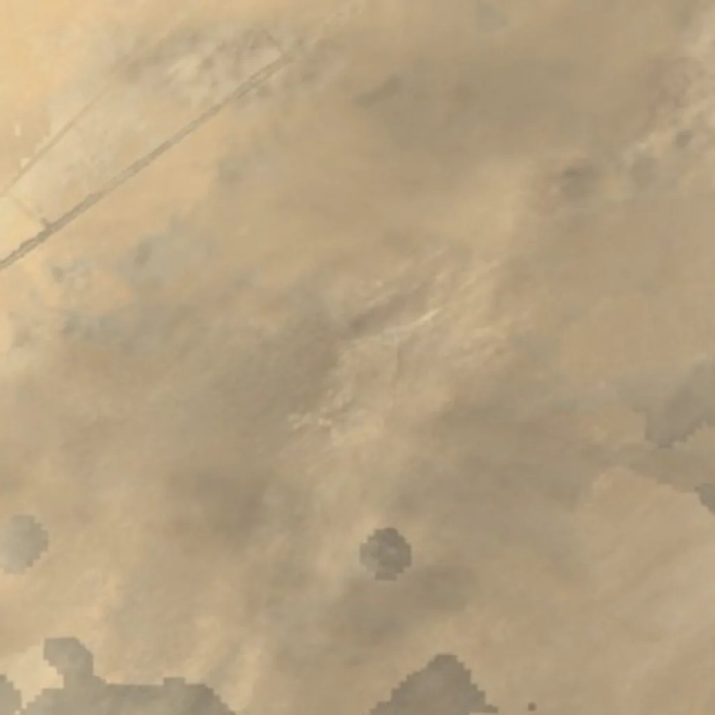 Lop Desert seen from above (Sentinel-2)