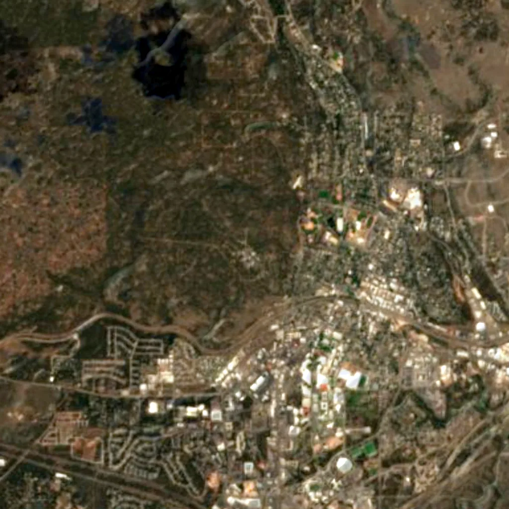Lowell Observatory seen from above (Sentinel-2)