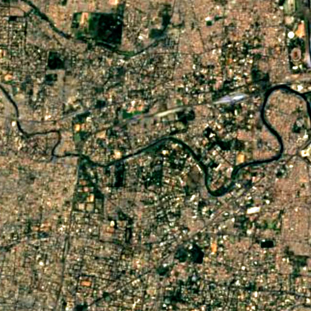 Madras Observatory seen from above (Sentinel-2)