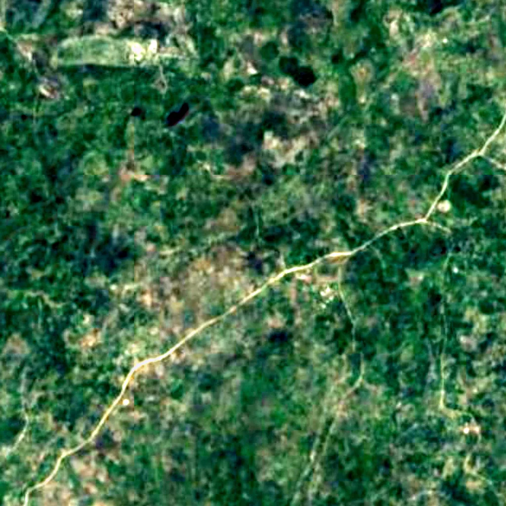 Mafia Island seen from above (Sentinel-2)