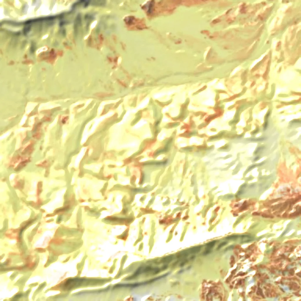 Makhtesh Ramon National Park seen from above (Sentinel-2)