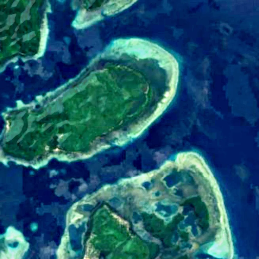 Malakula Island seen from above (Sentinel-2)