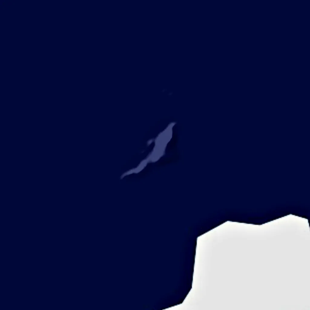 Malpelo Island seen from above (Sentinel-2)