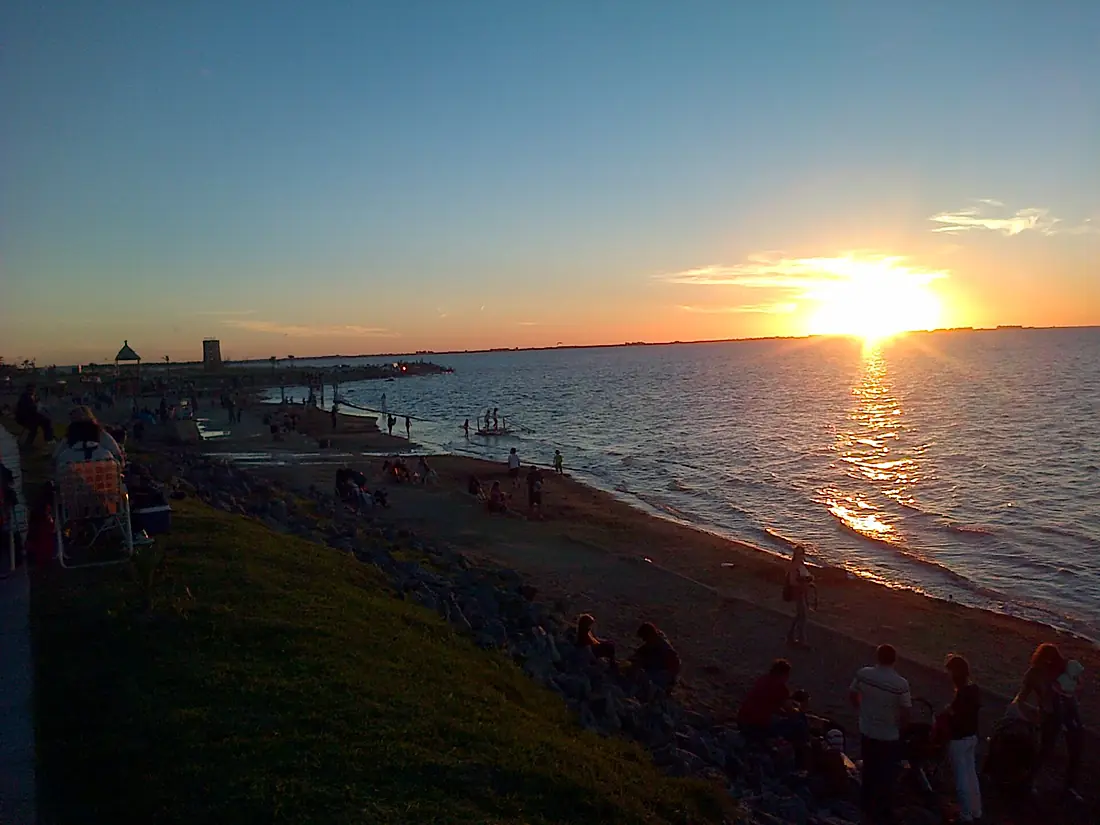 Atardecer en la Laguna