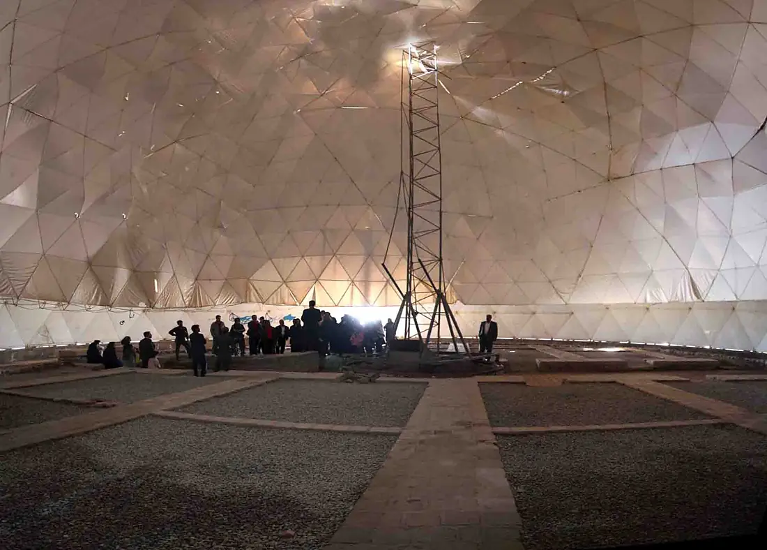 Inside Maragheh observatory