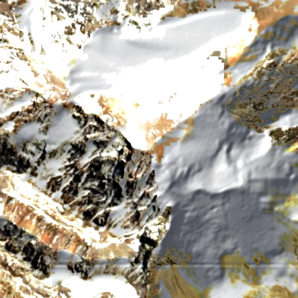 Mercedario seen from above (Sentinel-2)