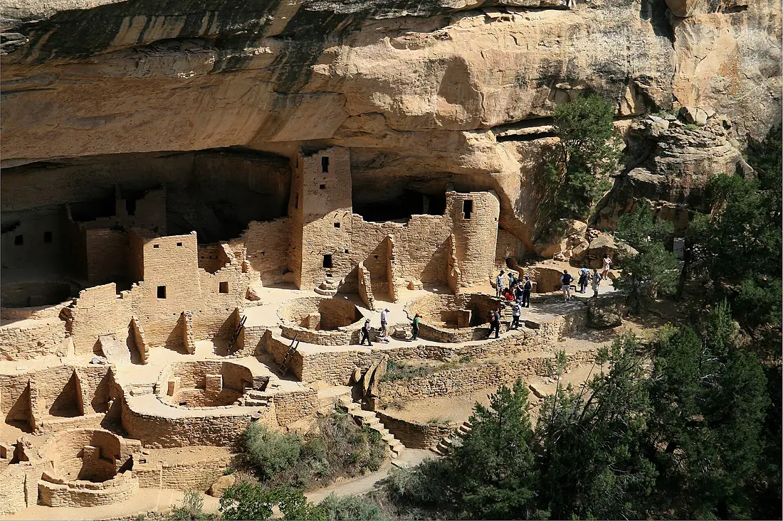 Mesa Verde National Park Cliff Palace Right Part 2006 09 12