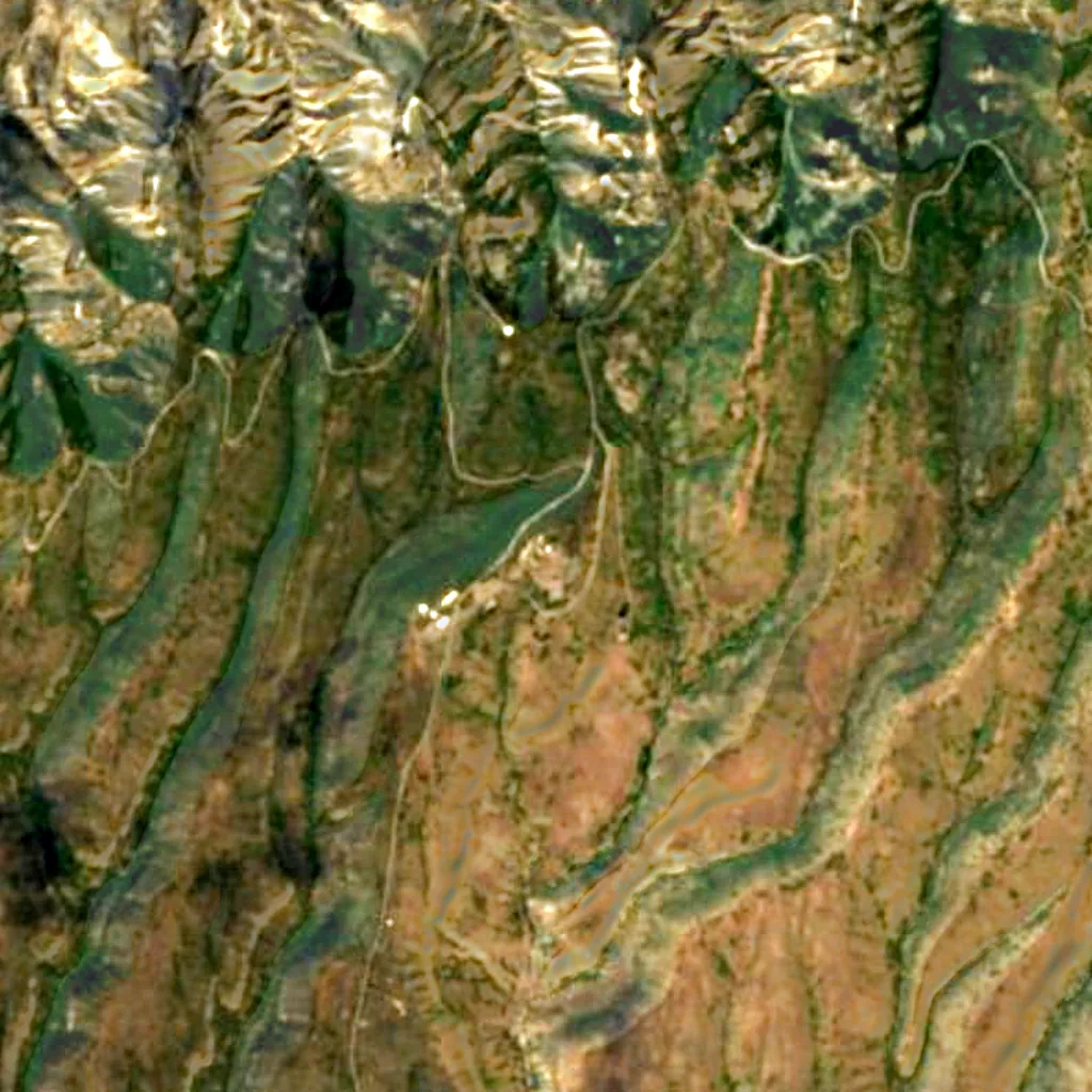 Mesa Verde National Park seen from above (Sentinel-2)
