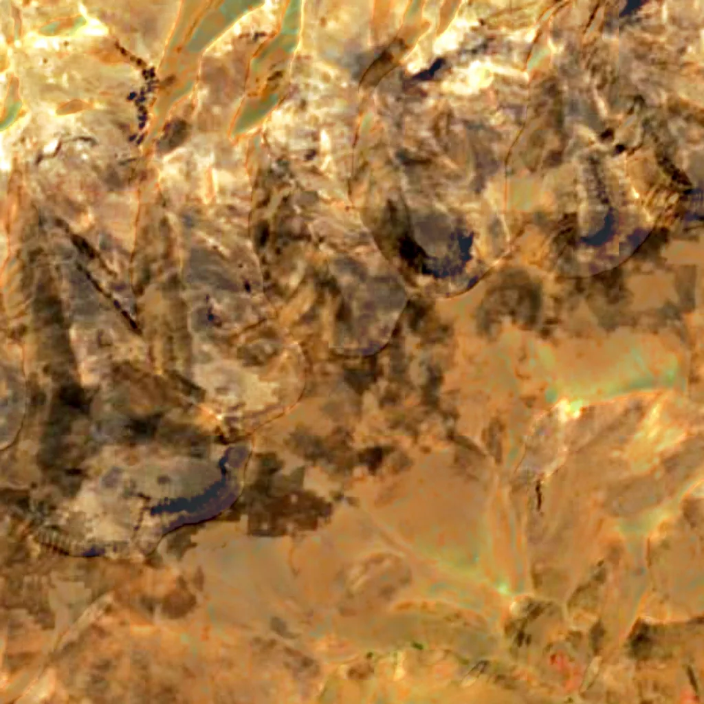 M'Goun seen from above (Sentinel-2)
