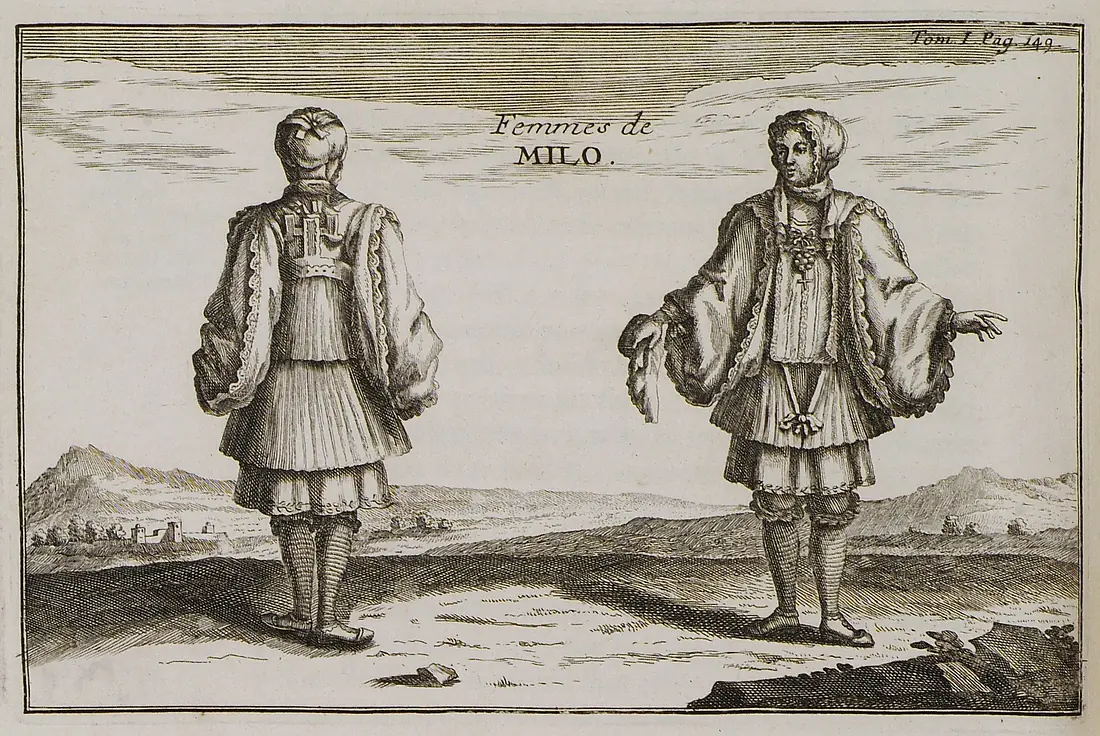 Femmes de MILO - Tournefort Joseph Pitton De - 1717