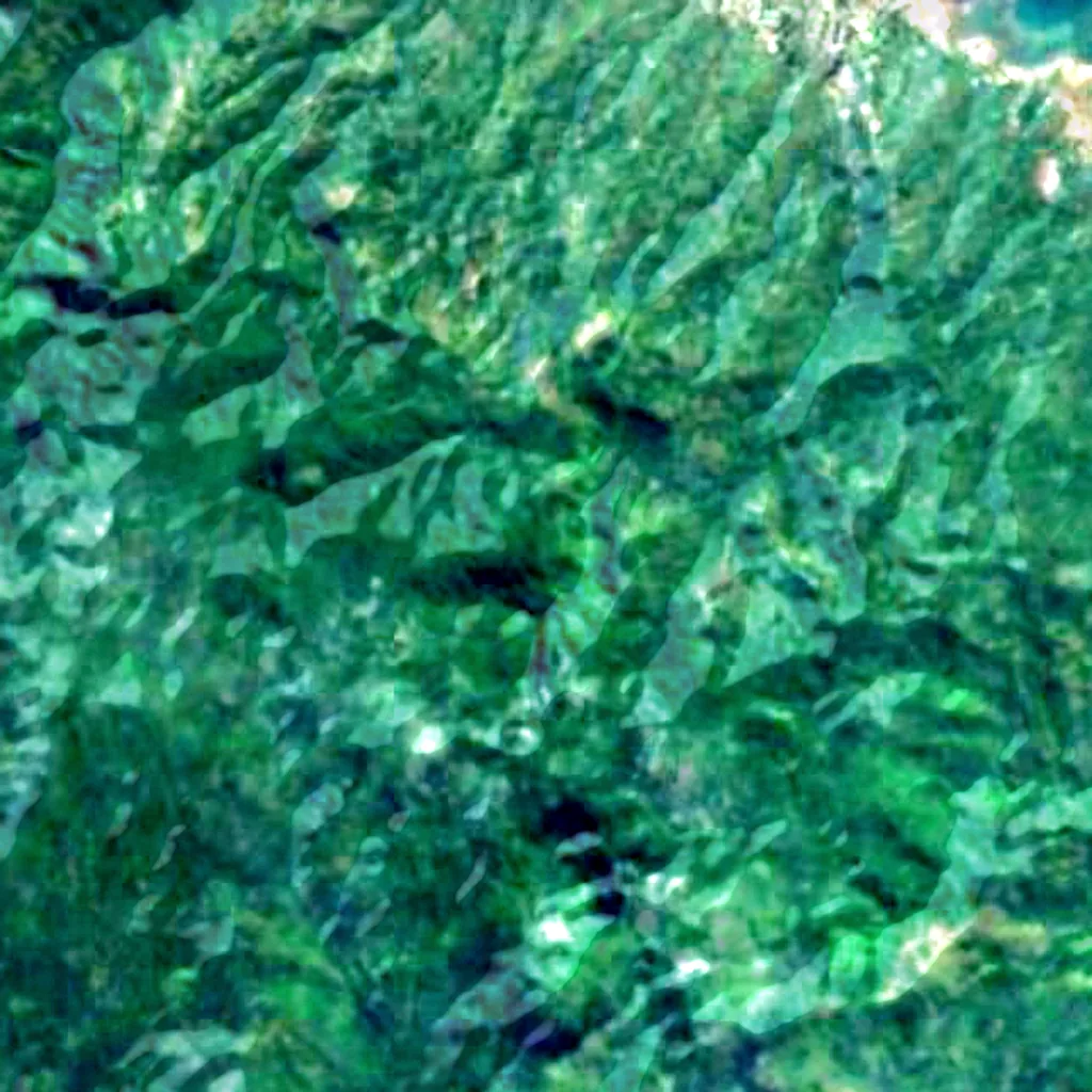 Mohéli seen from above (Sentinel-2)