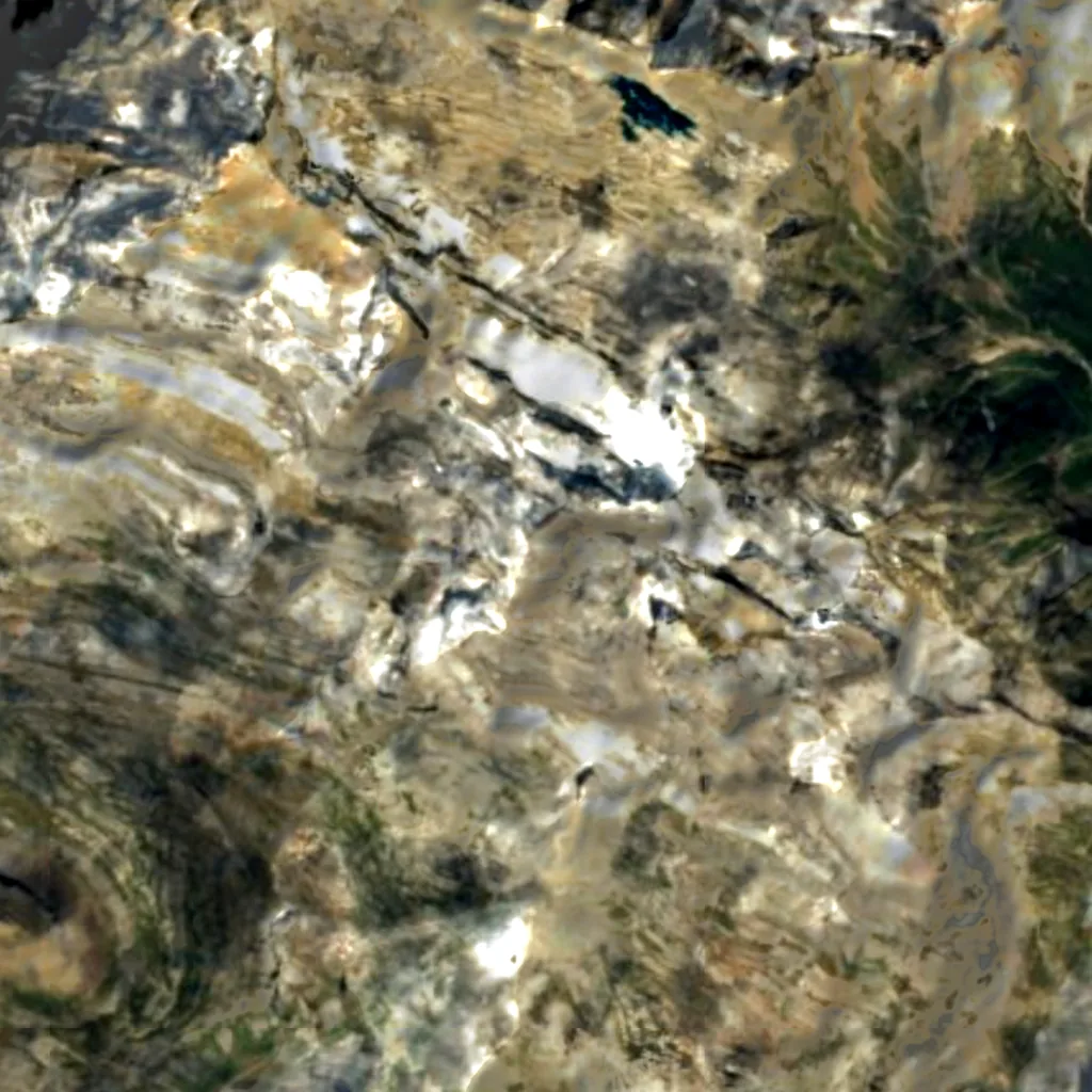Monte Perdido seen from above (Sentinel-2)
