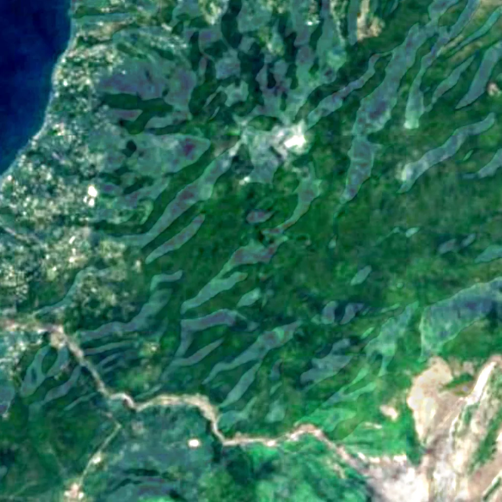 Montserrat seen from above (Sentinel-2)