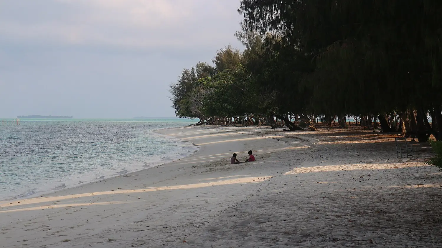 A beach on dodola island