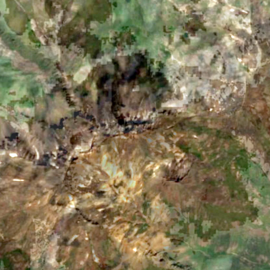 Mount Aragats seen from above (Sentinel-2)