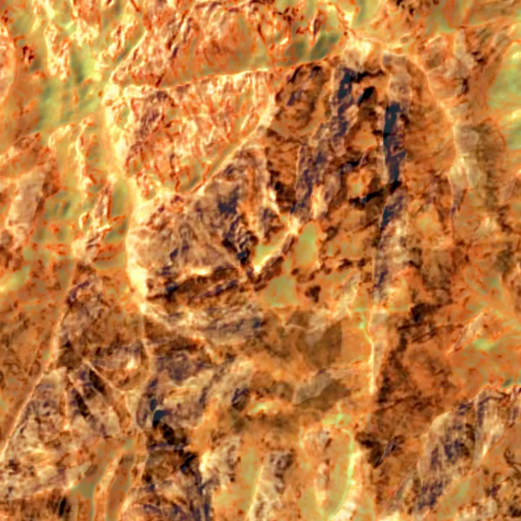 Mount Catherine seen from above (Sentinel-2)