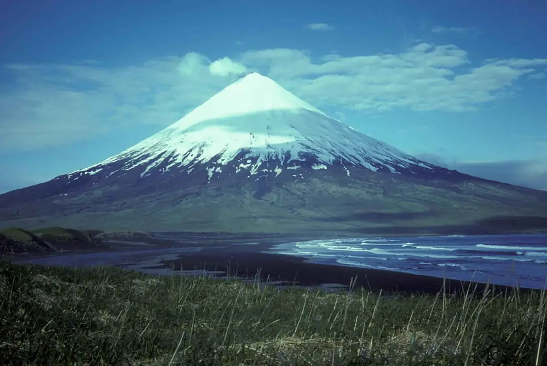 Mount Cleveland volcano islands of four mountains