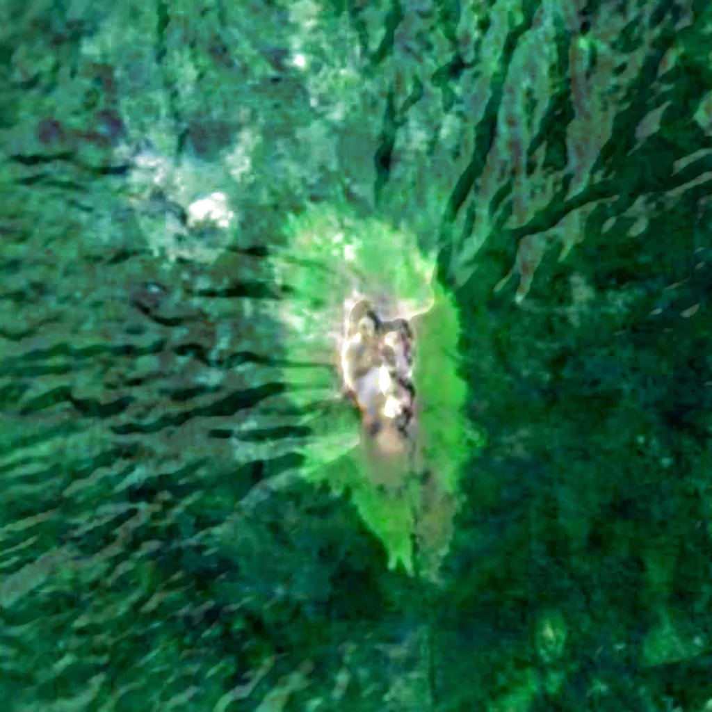 Mount Gamkonora seen from above (Sentinel-2)