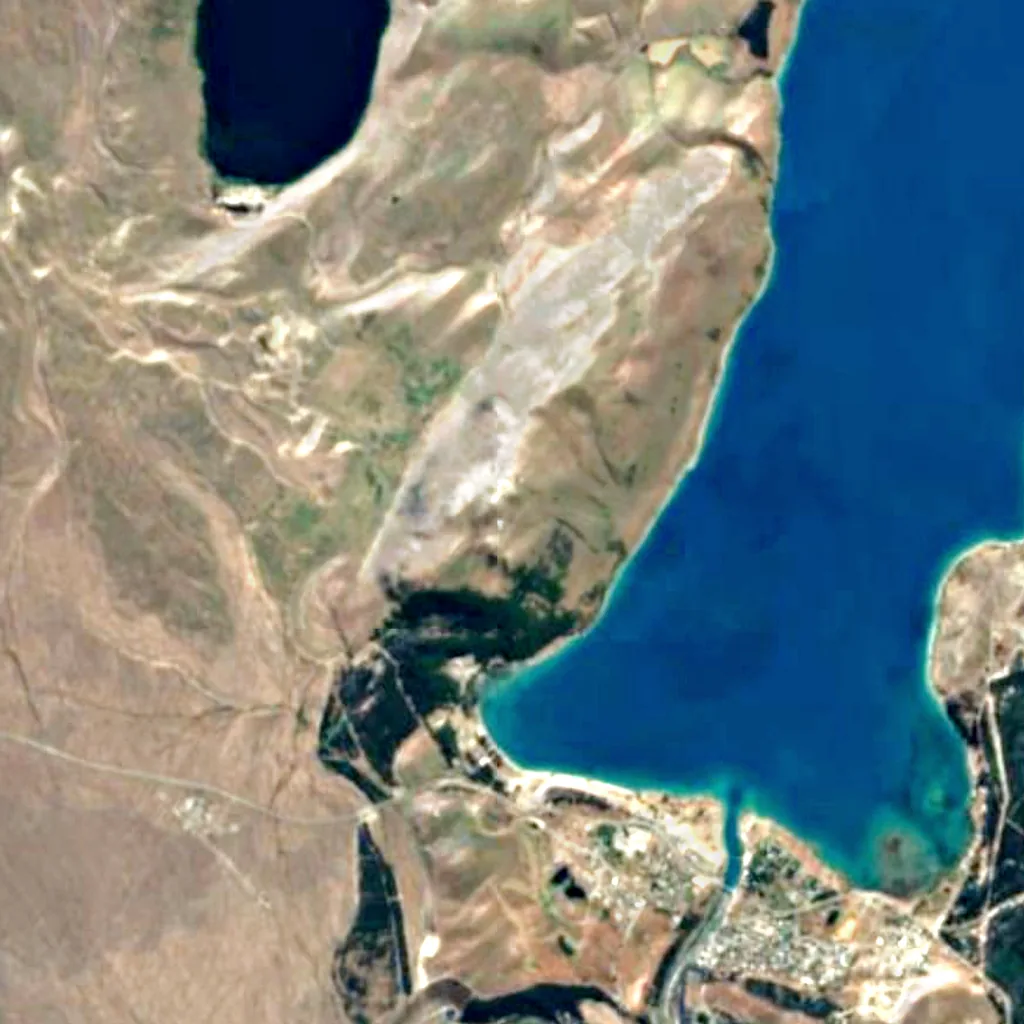 Mount John University Observatory seen from above (Sentinel-2)