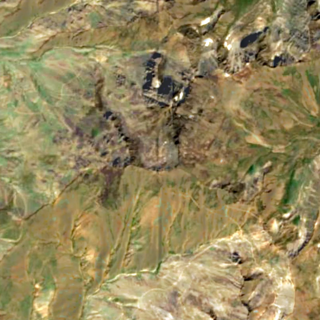Mount Kaputjugh seen from above (Sentinel-2)