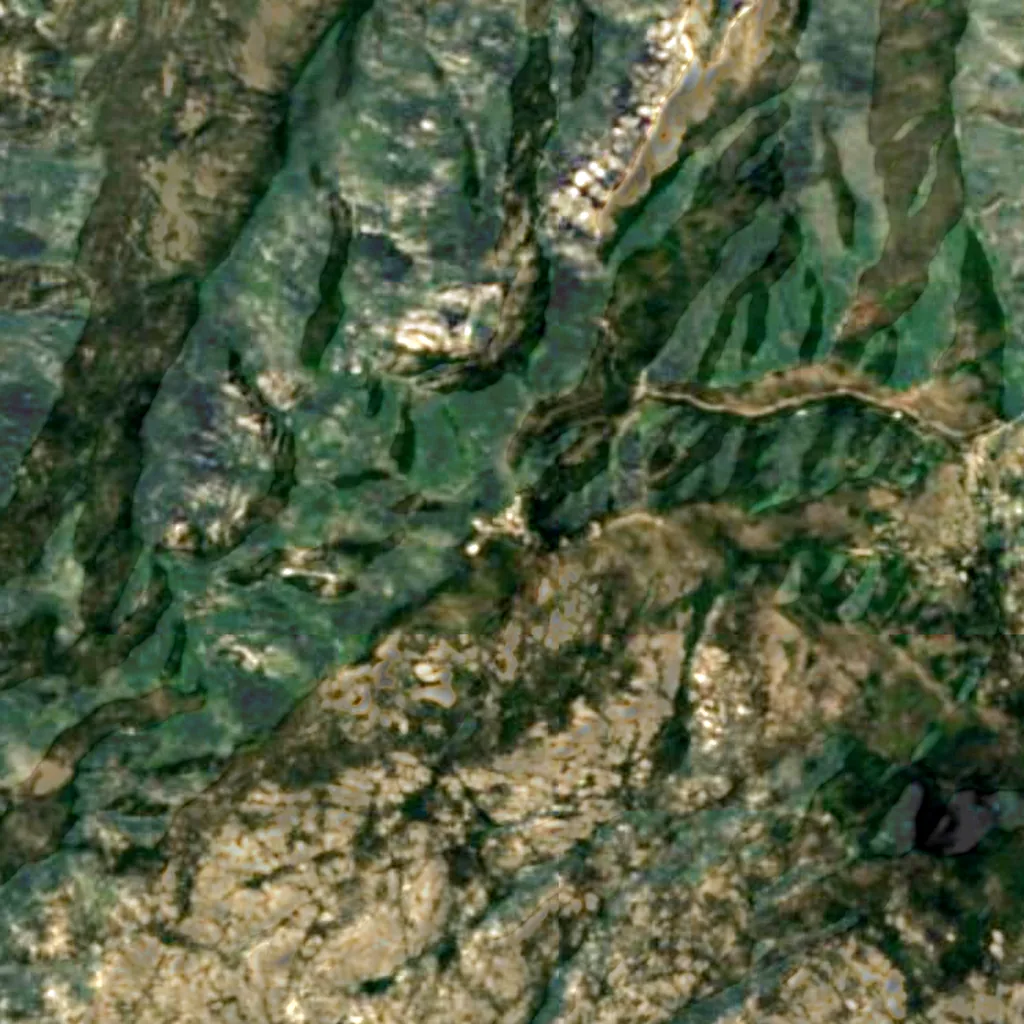 Mount Lemmon Observatory seen from above (Sentinel-2)
