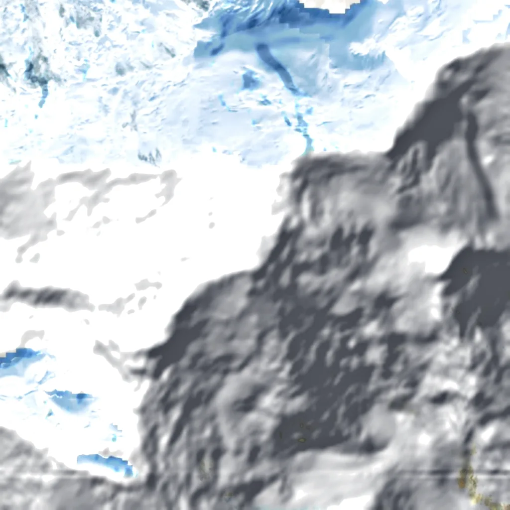 Mount Lucania seen from above (Sentinel-2)