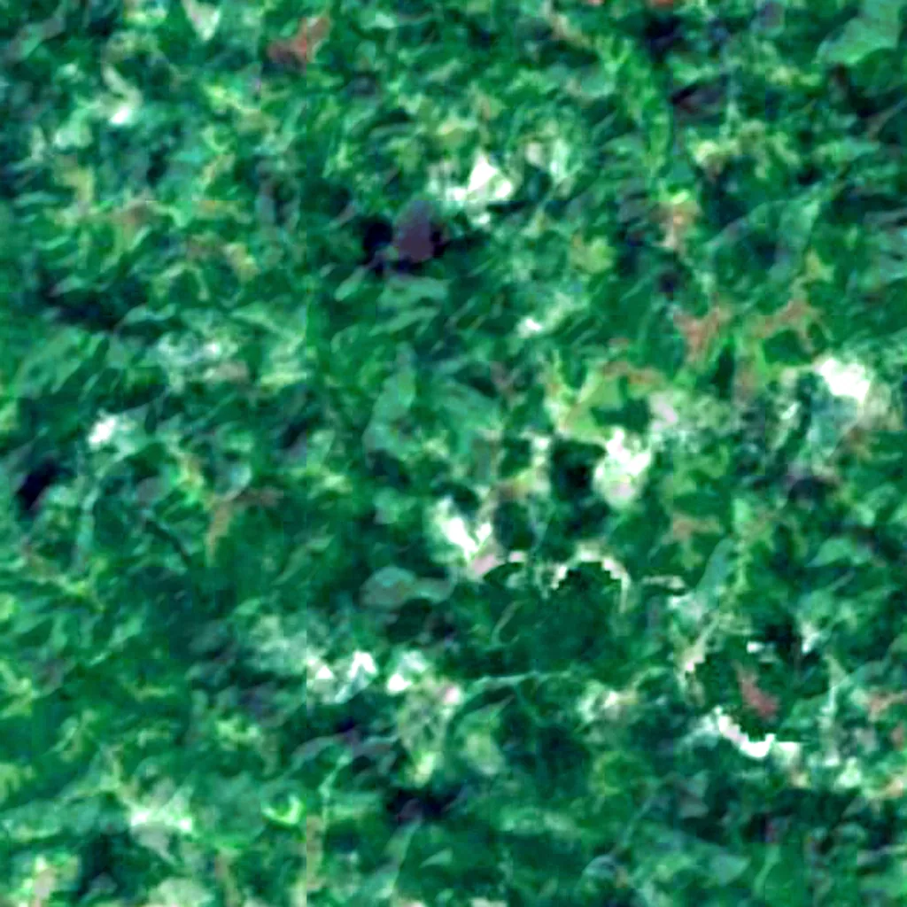 Mount Ngerchelchuus seen from above (Sentinel-2)