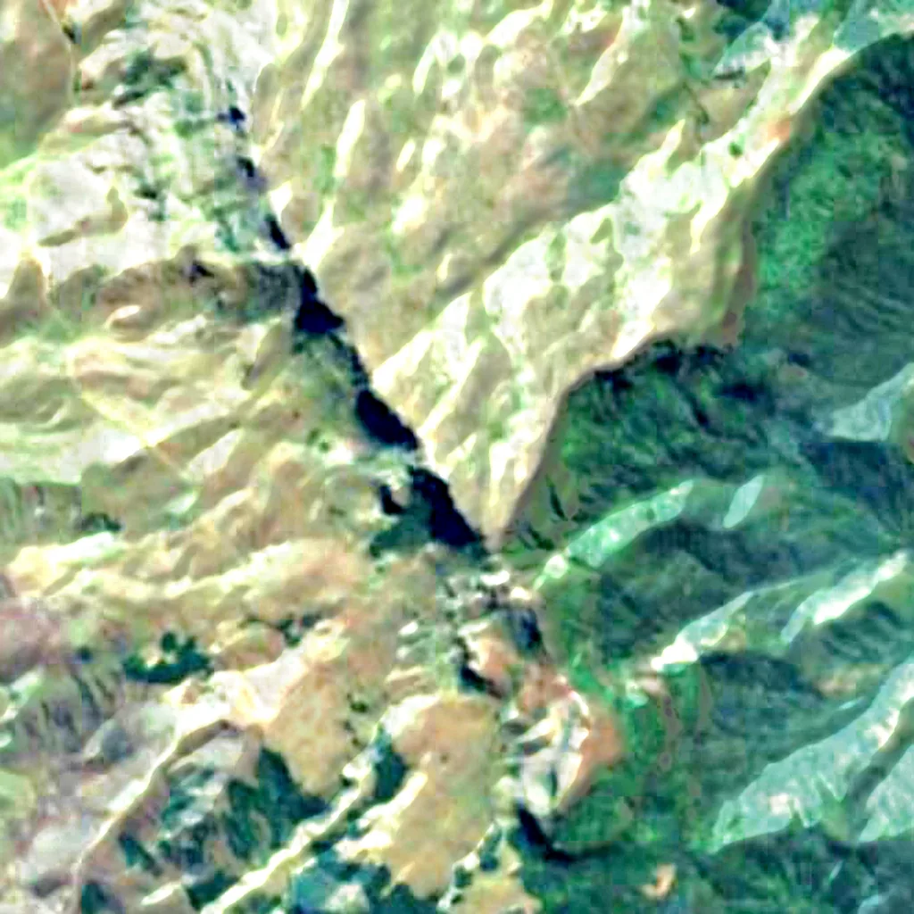Mount Nyangani seen from above (Sentinel-2)