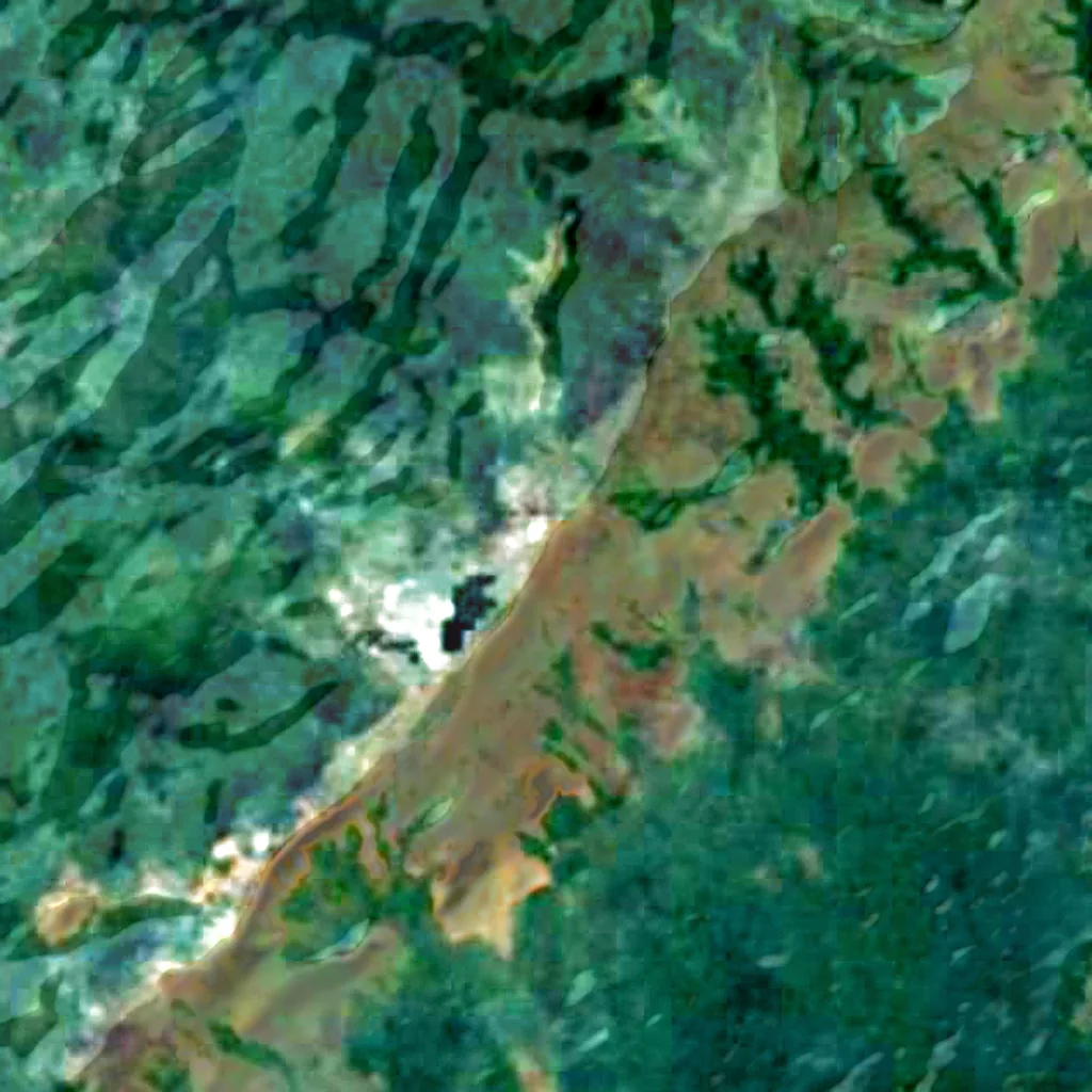 Mount Richard-Molard seen from above (Sentinel-2)