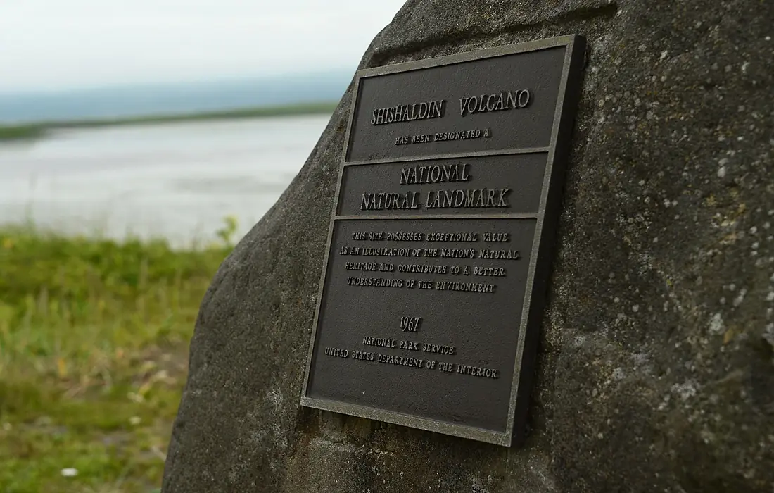 210716 Shishaldin volcano marker (51324494442)